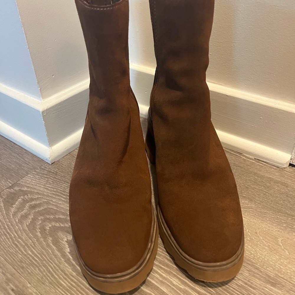 Dolce Vita Chestnut Brown Suede Boots